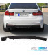 DIFFUSORE BMW F30 F31 LOOK M PERFORMANCE NERO