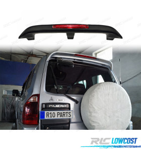 SPOILER ALETTONE MITSUBISHI MONTERO PAJERO 03-15 + LUCE STOP