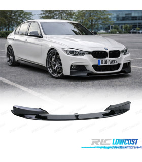SPOILER LIP ANTERIORE BMW F30 F31 LOOK M PERFORMANCE NERO LUCIDO