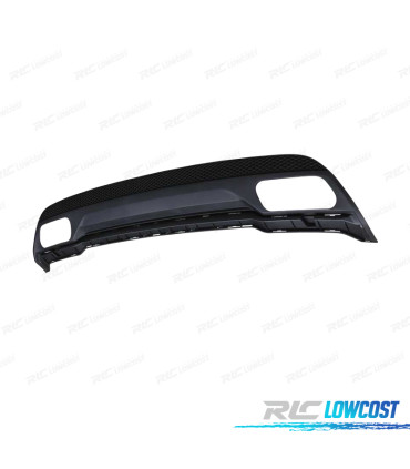 DIFFUSORE MERCEDES CLASSE A W176 12-18 LOOK AMG A45 DOPPIA USCITA