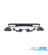 DIFFUSORE MERCEDES CLASSE C W205 SEDAN 14-18 LOOK AMG NERO OPACO + TERMINALI DI SCARICO