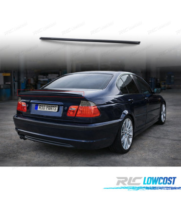 SPOILER BMW E46 SEDAN 98-05 LOOK M NERO LUCIDO