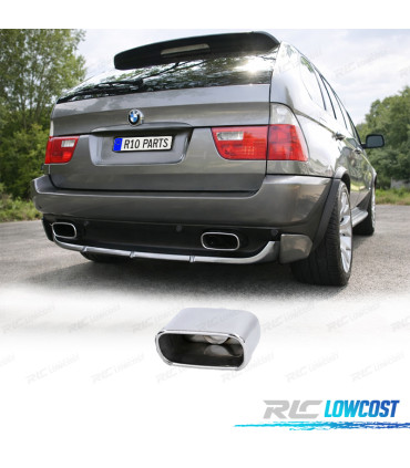 TERMINALE SCARICO UNIVERSALE IN ACCIAIO INOSSIDABILE