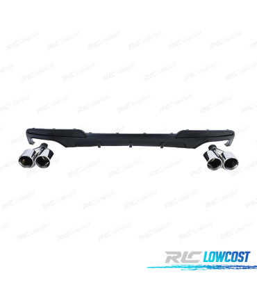 DIFFUSORE BMW F10 F11 LOOK M PERFORMANCE + TERMINALI DI SCARICO