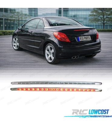 TERZO STOP PER PEUGEOT 207 CC A LED CROMATO