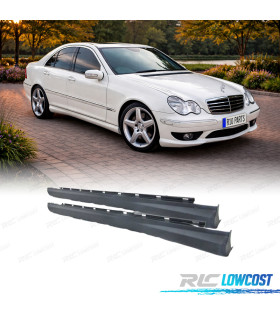 MINIGONNE LATERALI MERCEDES CLASSE C W203 00-07 LOOK AMG
