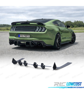DIFUSORE FORD MUSTANG 15-17 NERO LUCIDO