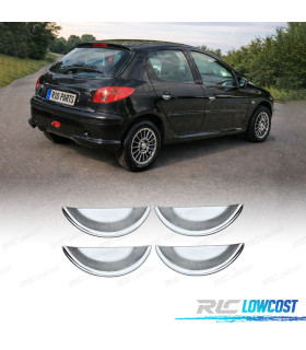 RIVESTIMENTO MANIGLIA PORTA PEUGEOT 206 98- CROMATO OPACO