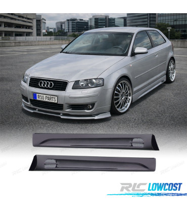 MINIGONNE LATERALI AUDI A3 8P 03-08 LOOK GT RACE