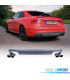 DIFFUSORE AUDI A5 COUPE CABRIO 11-17 LOOK S5 + TERMINALI DI SCARICO