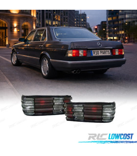 FANALI MERCEDES CLASSE S W126 80-91 CRISTALLO CROMATO OPACO