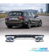 DIFFUSORE MERCEDES CLASSE C S205 14-18 AMG NERO OPACO + TERMINALI DI SCARICO