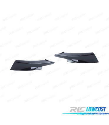 SPLITTER PARAURTI BMW E90 E91 08-12 LOOK M NERO LUCIDO