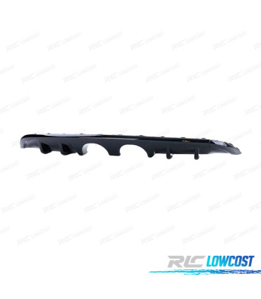 DIFFUSORE VOLKSWAGEN VW GOLF MK6 08-12 NERO LUCIDO DOPPIA USCITA