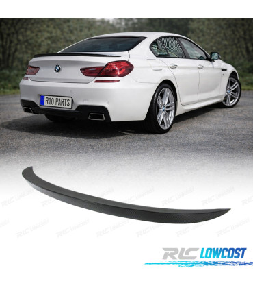 SPOILER ALETTONE BMW F12 F13 F06 11-18 IN CARBONIO