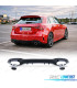 DIFFUSORE MERCEDES CLASSE A W177 18- LOOK A35 AMG NERO LUCIDO + TERMINALI DI SCARICO