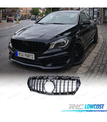GRIGLIA MERCEDES CLA W117 13-16 LOOK AMG GTR NERO LUCIDO