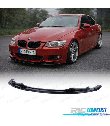 SPOILER LIP PER BMW E92 E93 10-14 LOOK M NERO LUCIDO