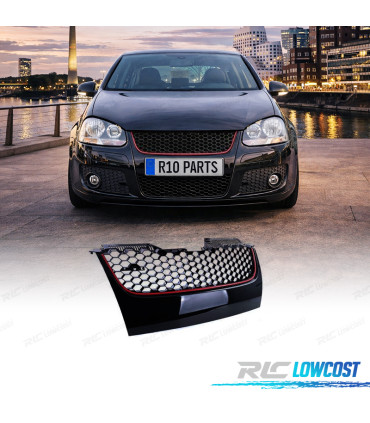 GRIGLIA VOLKSWAGEN VW GOLF 5 NERA ROSSA LOOK GTI