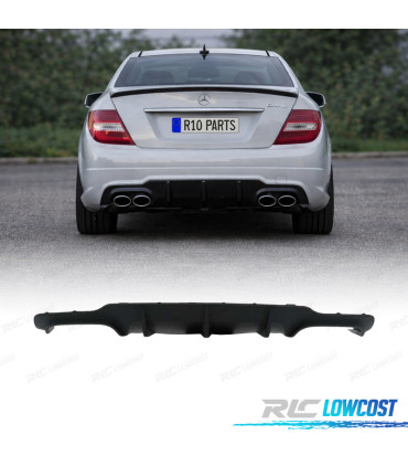 DIFFUSORE PER MERCEDES CLASSE C W204 11-14 LOOK C63 AMG