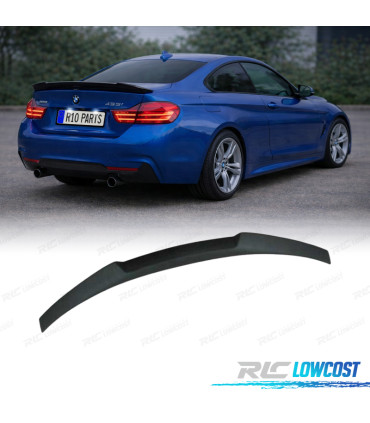 SPOILER ALETTONE BMW F32 LOOK M4 CSL NERO OPACO