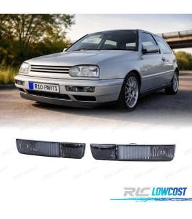 FARI ANTIABBAGLIANTI CON FRECCIA VOLKSWAGEN VW GOLF 3 FUMÈ NERO