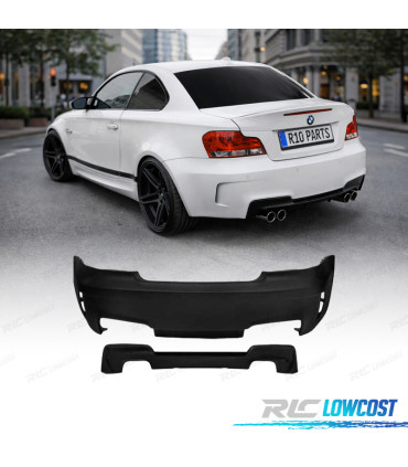 PARAURTI POSTERIORE BMW E82 E88 07-13 LOOK 1M