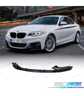 SPOILER ANTERIORE LIP BMW F22 F23 LOOK M PERFORMANCE NERO LUCIDO