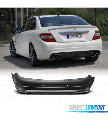 PARAURTI POSTERIORE MERCEDES W204 07-14 LOOK AMG PDC