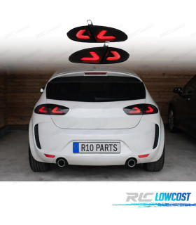 FANALI SEAT LEON 2 05-09 CARDNA FULL LED FUMÉ