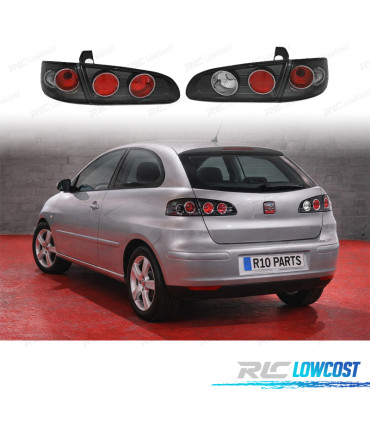 FANALI SEAT IBIZA 6L 02-08 FONDO NERO