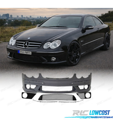 PARAURTI ANTERIORE MERCEDES CLK W209 02-09 LOOK AMG C63 PDC