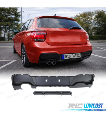 DIFFUSORE BMW F20 F21 11-15 LOOK M-PERFORMANCE DOPPIA USCITA SINISTRA