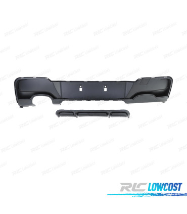 DIFFUSORE BMW F20 F21 11-15 LOOK M-PERFORMANCE DOPPIA USCITA SINISTRA