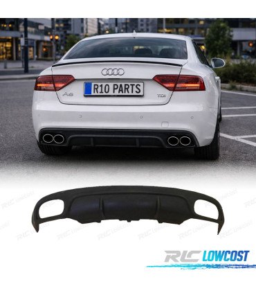 DIFFUSORE AUDI A5 COUPE CABRIO 07-11 LOOK DTM RS