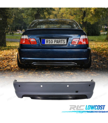 PARAURTI POSTERIORE BMW E46 COUPE 98-06 LOOK M PDC