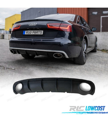 DIFFUSORE PER AUDI A6 C7 4G 11-14 LOOK RS6