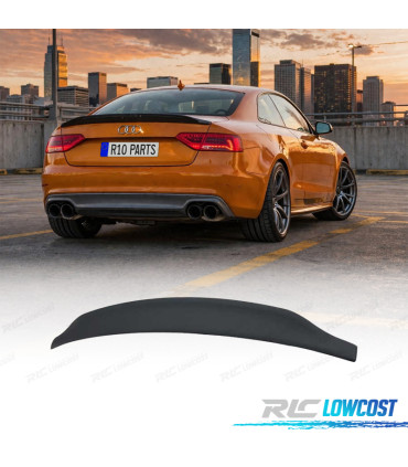 SPOILER AUDI A5 COUPE 07-16 LOOK RS5 NERO LUCIDO