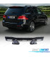 DIFFUSORE MERCEDES GLE W166 15-19 LOOK AMG GLE63 NERO LUCIDO + TERMINALI DI SCARICO