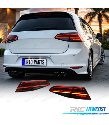 FANALI VOLKSWAGEN VW GOLF 7 7.5 12-20 LOOK 7.5 CON FRECCIA LED DINAMICA