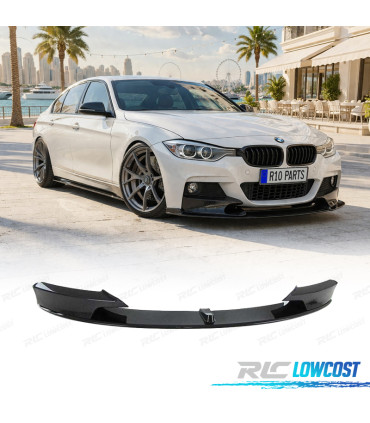 SPOILER LIP ANTERIORE BMW F30 F31 LOOK M PERFORMANCE CARBONIO ABS