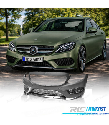 PARAURTI ANTERIORE MERCEDES CLASSE C W205 14-18 LOOK AMG PDC