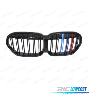 GRIGLIA BMW X1 F48 LCI19-22 NERO LUCIDO TRICOLORE