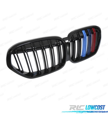 GRIGLIA BMW X1 F48 LCI19-22 NERO LUCIDO TRICOLORE