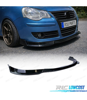 SPOILER LIP VOLKSWAGEN VW POLO 9N3 05-09 NERO LUCIDO