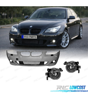 PARAURTI ANTERIORE BMW E60 61 07-10 LOOK M PDC + FENDINEBBIA