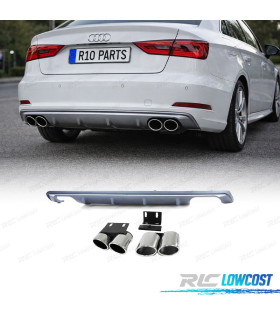 DIFFUSORE AUDI A3 S3 8V 12-16 TERMINALI DI SCARICO