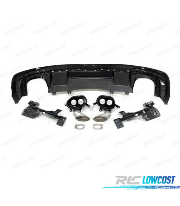 DIFFUSORE PER AUDI A4 20- LOOK RS4