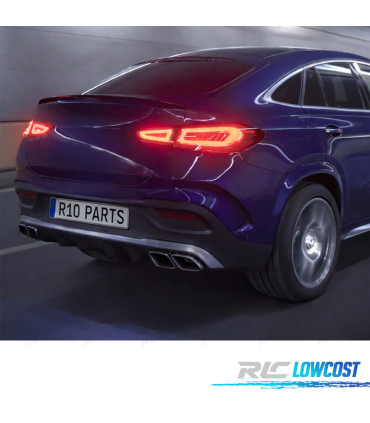 DIFUSORE MERCEDES CLASSE GLE C167 20- + TERMINALI DI SCARICO