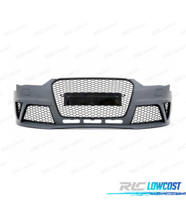 PARAURTI ANTERIORE AUDI A4 B8 11-15 LOOK RS GRIGLIA NERA PDC SRA